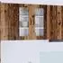 vidaXL Wall kitchen cabinet Kalmar aged wood with 2 doors and 3 shelves 80 x 31 x 80 cm