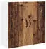 vidaXL Wall kitchen cabinet Kalmar aged wood with shelf 80 x 31 x 80 cm