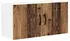 vidaXL Wall kitchen cabinet Kalmar aged wood with shelf 80 x 31 x 40 cm