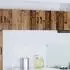 vidaXL Wall kitchen cabinet Kalmar aged wood with shelf 80 x 31 x 40 cm