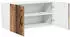 vidaXL Wall kitchen cabinet Kalmar aged wood with shelf 80 x 31 x 40 cm