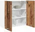 vidaXL Wall kitchen cabinet aged wood with shelf 80 x 31 x 80 cm