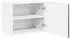 vidaXL Lucca wall kitchen cabinet aged wood with 4 shelves (set of 2) 50 x 31 x 40 cm