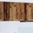 vidaXL Wall kitchen cabinet aged wood and white with shelf 40 x 31 x 80 cm