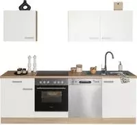 OPTIFIT K&uuml;chenzeile "Leer Breite 240 cm" mit Hanseatic E-Ger&auml;ten, inkl.