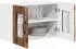 vidaXL Wall kitchen cabinet Kalmar aged wood with 2 doors and 2 shelves 60 x 31 x 40 cm