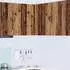 vidaXL Corner wall kitchen cabinet Kalmar aged wood with 2 doors and 3 shelves 57 x 57 x 80 cm