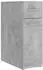 vidaXL Apothekerschrank betongrau 20x45,5x60 cm Holzwerkstoff (804215)