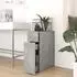 vidaXL Apothekerschrank betongrau 20x45,5x60 cm Holzwerkstoff (804215)
