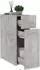 vidaXL Apothekerschrank betongrau 20x45,5x60 cm Holzwerkstoff (804215)