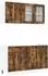 vidaXL Lyon Küchenschrank-Set 4-tlg. geräucherte Eiche (3388345)