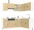 vidaXL Küchenschrank-Set Porto 11-tlg. Sonoma-Eiche Holzwerkstoff (3314964)