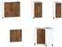 vidaXL Lucca Küchenschrank-Set 11-tlg. Räuchereiche (3314956)
