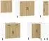 vidaXL Kalmar 11-tlg. Küchenschrank-Set Sonoma-Eiche Holzwerkstoff (3314914)