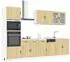 vidaXL Küchenschrank-Set Porto Sonoma-Eiche Holzwerkstoff, 7-tlg. (3314754)