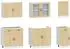 vidaXL Küchenschrank-Set Porto Sonoma-Eiche Holzwerkstoff, 7-tlg. (3314754)
