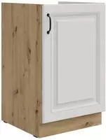 Sp&uuml;lenschrank 50 Cm Stilo Wei&szlig; + Eiche Artisan K&uuml;chenzeile K&uuml;chenblock...