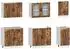 vidaXL Küchenschrank-Set 7-tlg. Räuchereiche Holzwerkstoff (3314746)