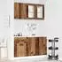 vidaXL Küchenschrank-Set Lyon 4-tlg. Altholz-Optik (3328573)