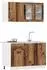 vidaXL Küchenschrank-Set Lyon 4-tlg. Altholz-Optik (3328573)