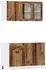 vidaXL Küchenschrank-Set Lyon 4-tlg. Altholz-Optik (3328573)