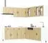 vidaXL Küchenschrank-Set Porto 11-tlg. Sonoma-Eiche Holzwerkstoff (3314934)