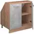 VICCO Rion Dachschrägenschrank 2 Türen, Beton/Honigeiche, 80x81,6cm (60003)