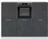 VICCO R-Line Küchenzeile 180cm, schwarz Beton/weiß, ohne Arbeitsplatte (47449)