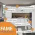 VICCO Fame-Line Küchenzeile 280cm, goldkraft Eiche/weiß (42366)
