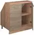 VICCO Rion Dachschrägenschrank 2 Türen, Sonoma/Honigeiche, 80x81,6cm (60432)