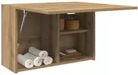 vidaXL Bad-Wandschrank Artisan-Eiche 60x25x40 cm Holzwerkstoff