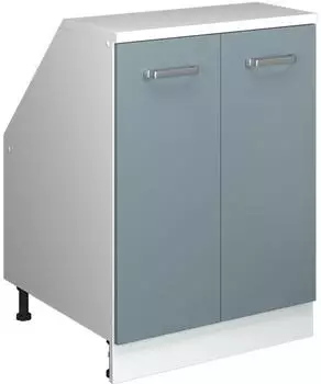 VICCO Rion Dachschr&auml;genschrank 2 T&uuml;ren blaugrau/wei&szlig; 60x81,6cm (60118)
