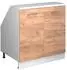 VICCO Rion Dachschrägenschrank Goldkraft Eiche/Weiß 80x81,6cm 2 Türen (60433)