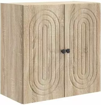 vidaXL Wandschrank Sonoma-Eiche 59x31x60cm Holzwerkstoff