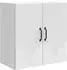 vidaXL Wandschrank weiß 59x31x60cm Holzwerkstoff (898915)