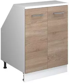 VICCO Rion Dachschr&auml;genschrank Sonoma/wei&szlig; 2 T&uuml;ren 60x81,6cm (60354)