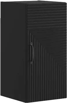 vidaXL HAARLEM Badezimmer-Wandschrank schwarz, 30x31x59cm