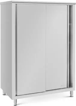Royal Catering Edelstahl-Hochschrank 120x70x180cm, h&ouml;henverstellbare F&uuml;&szlig;e (RCDC-120S)