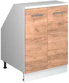 VICCO Rion Dachschr&auml;genschrank Goldkraft Eiche/Wei&szlig; 60x81,6cm 2 T&uuml;ren (60231)