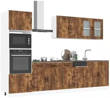 vidaXL Kalmar K&uuml;chenschrank-Set 7-tlg. Holzwerkstoff (3314736)