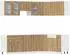 vidaXL Lyon Küchenschrank-Set 11-tlg. Artisan-Eiche Holzwerkstoff (3328578)