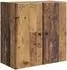 vidaXL Wandschrank Altholz-Optik 59x31x60cm