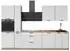 VICCO Fame-Line Küchenzeile weiß Landhaus/Goldkraft Eiche, 310cm (64315)