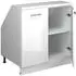 VICCO Rion Dachschrägenschrank 2 Türen, weiß, Landhausstil (60046)