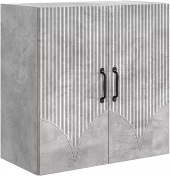 vidaXL Wandschrank 59x31x60cm Holzwerkstoff betongrau (898918)