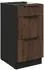 Küchenpreis-Bombe MONZA Unterschrank 40cm Okapi Nussbaum Soft-Close