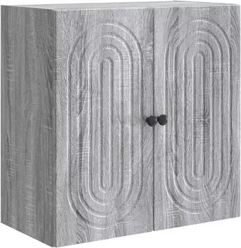 vidaXL Wandschrank grau Sonoma 59x31x60cm Holzwerkstoff (898071)