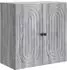 vidaXL Wandschrank grau Sonoma 59x31x60cm Holzwerkstoff (898071)