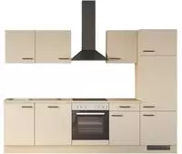 Flex-Well K&uuml;che "Creso, Breite 280 cm" wahlweise mit E-Ger&auml;te und Sp&uuml;le in