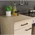 Flex-Well Creso Küchenzeile 280cm, Front kaschmir matt, Korpus Provence Oak (00013135)
